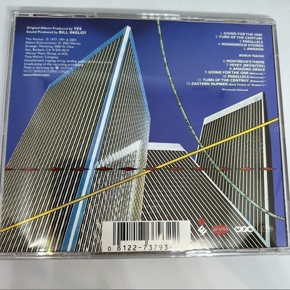 EUC-YES Going For The One Expanded&Remastered CD GermanRhino/Elektra 8122-737932 - Picture 2 of 7